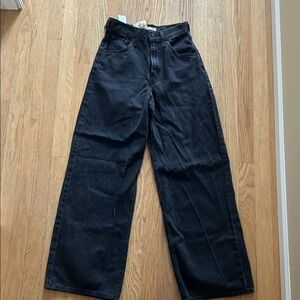 Wrangler Black Wide Leg Jeans